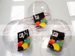 Pelotas hinchables promocionales con cat�logo interior