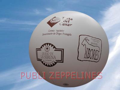 Esfera hinchable PVC 3 m Quesos de Extremadura