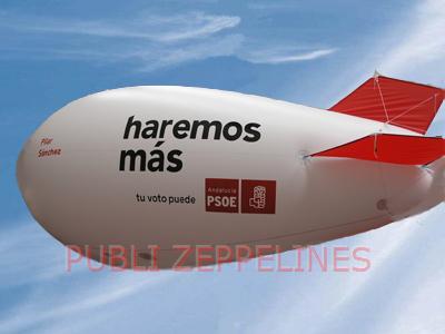 Zepelim dirigvel 5m PVC PSOE