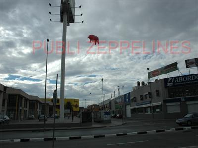 Zepelim dirigvel com forma de porco 6m Maxicarne