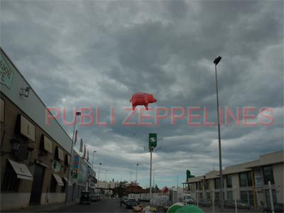 Zeppeln con forma de cerdo 6 m Maxicarne