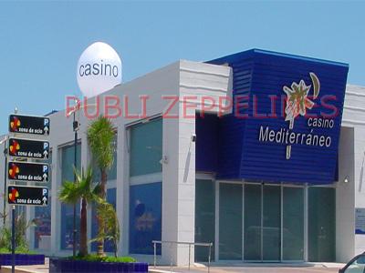 Hinchable con forma de globo Casino Mediterr�neo