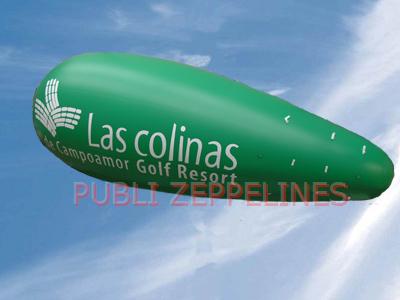Zepelim dirigvel 9m PVC Las Colinas de Campoamor