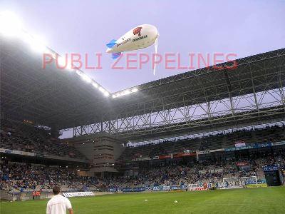 Zepelim dirigvel 5m PVC Real Oviedo