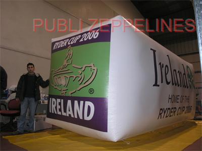 Zepelim dirigvel forma retangular para Ryder Cup 2006