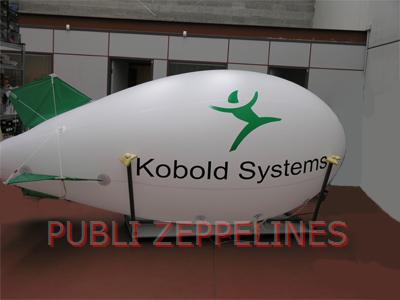 Zepelim dirigvel 4m PVC Kobold