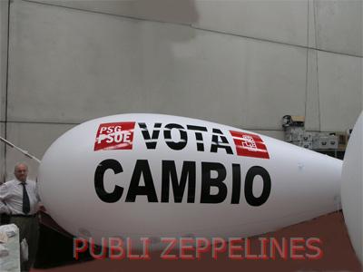 Zepelim dirigvel PVC-5m Psoe