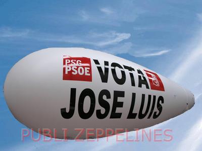 Zepelim dirigvel PVC-5m-Psoe