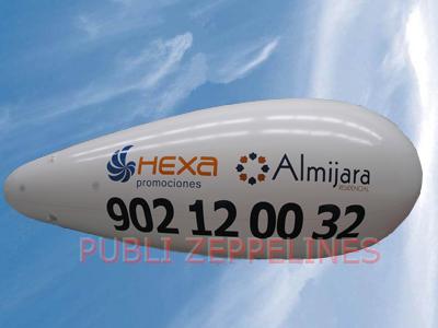 Zepelim dirigvel PU 6m Hexa-Promociones