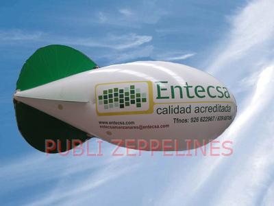 Zepelim dirigvel publicitrio PU 4m Enteca Manzanares