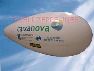 Zepelim dirigvel 6m PVC Caixa Nova