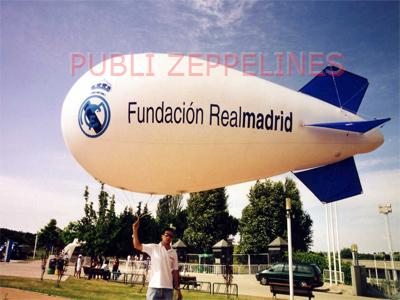 Zepelim dirigvel 5m PVC Realmadrid
