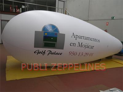 Zepelim dirigvel 6m PVC Golf Palace