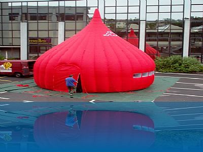 Carpa hinchable
