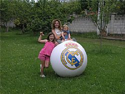 Pelota hinchable de PVC Real Madrid